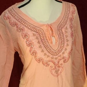 Light Pink Boho Style Shirt 💕